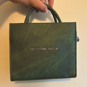 Brandon Blackwood ESR Tote in Hunter Green Waxy Denim